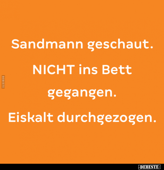 Sandmann geschaut.. - Lustige Bilder | DEBESTE.de