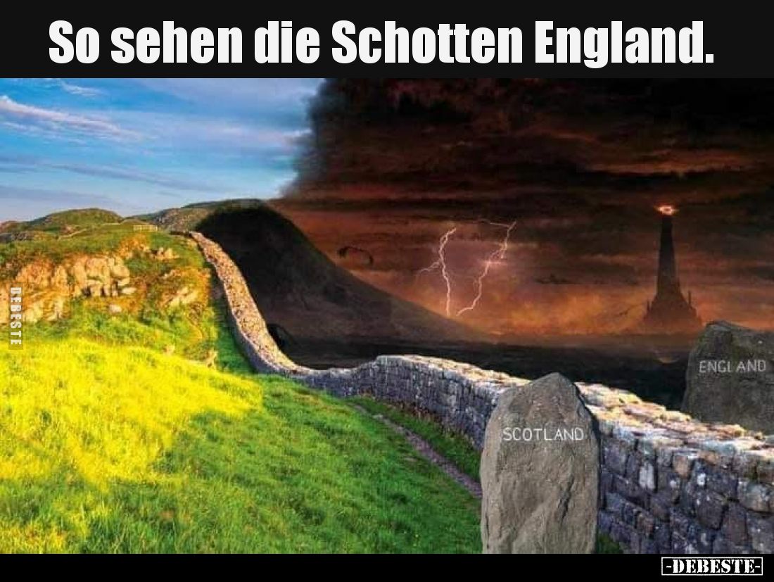 So sehen die Schotten England... - Lustige Bilder | DEBESTE.de