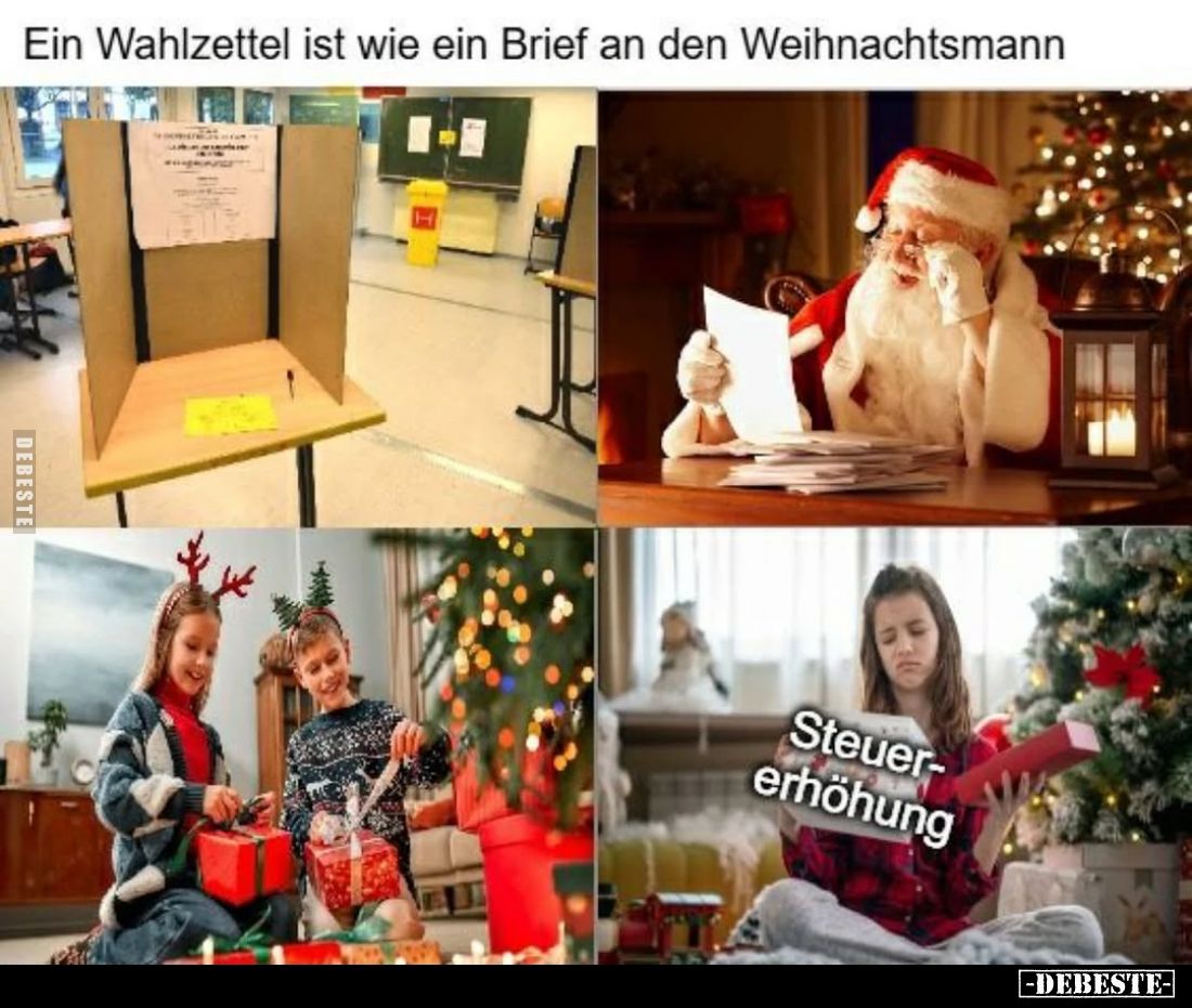 Ein Wahlzettel ist wie ein Brief an den.. - Lustige Bilder | DEBESTE.de