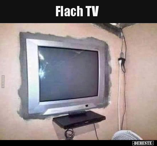 Flach TV.. - Lustige Bilder | DEBESTE.de