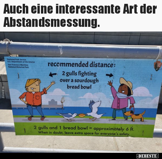 Auch eine interessante Art der Abstandsmessung... - Lustige Bilder | DEBESTE.de
