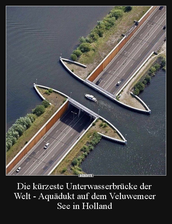 Die kürzeste Unterwasserbrücke der Welt - Aquädukt auf dem.. - Lustige Bilder | DEBESTE.de