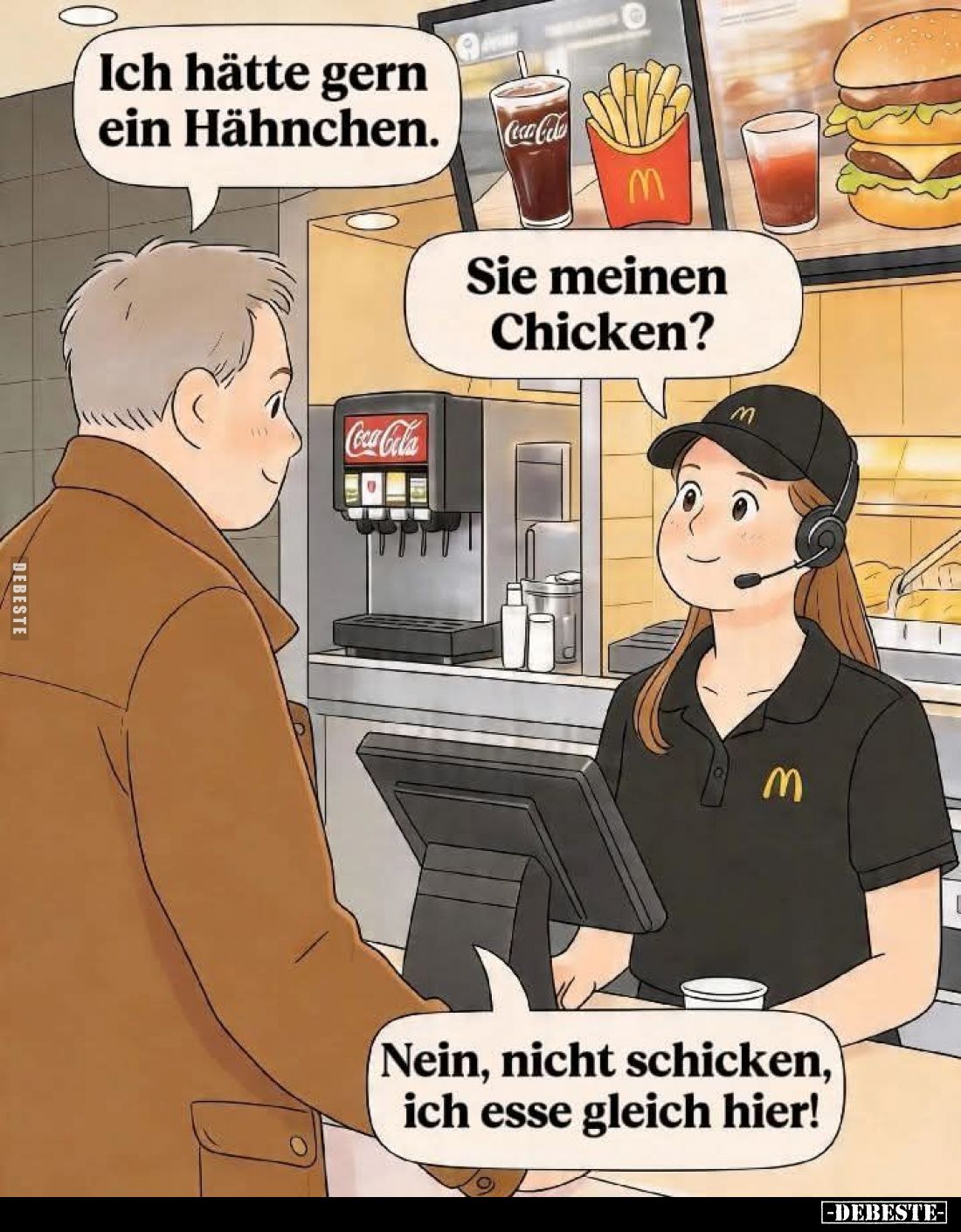 Ich hätte gern ein Hähnchen... - Lustige Bilder | DEBESTE.de