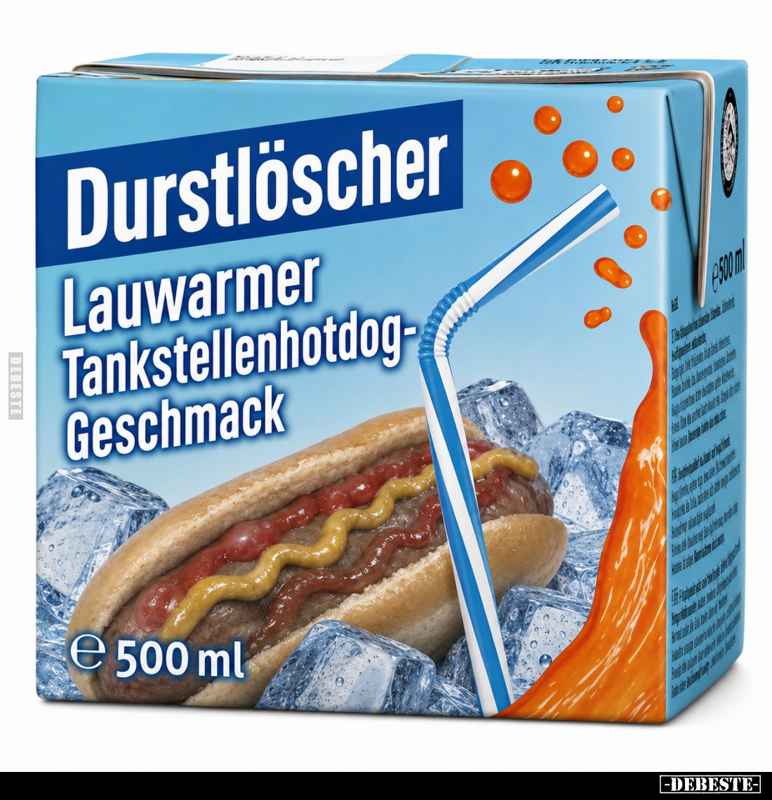 Durstlöscher - Lauwarmer Tankstellenhotdog-Geschmack