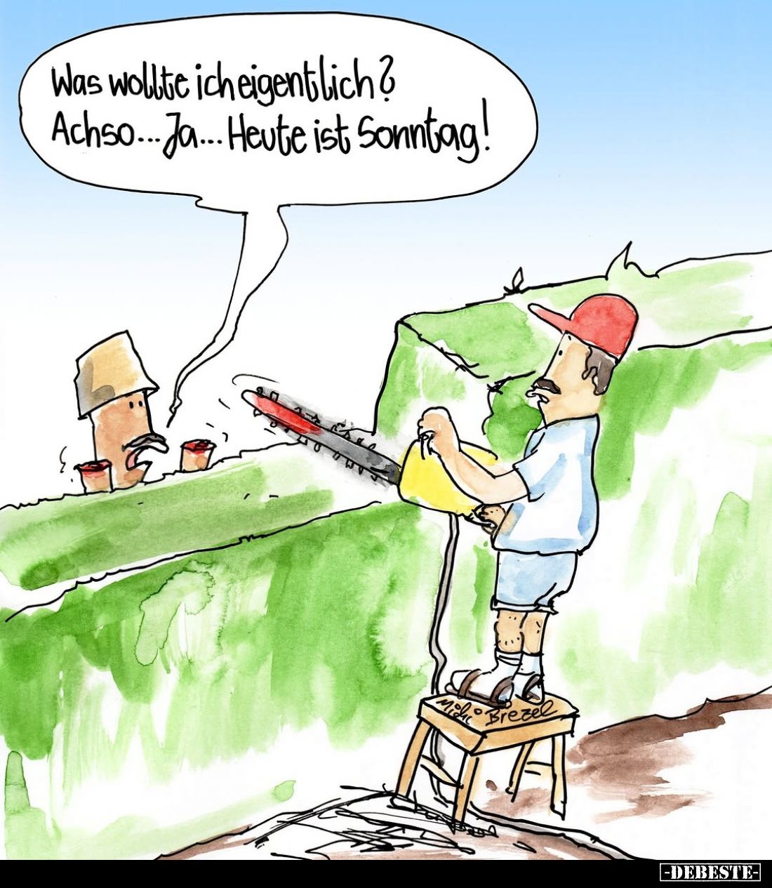 Was wollte ich eigentlich? Achso... Ja... Heute ist Sonntag!