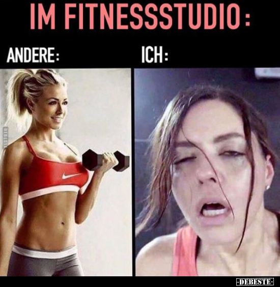 Im Fitnessstudio: - Lustige Bilder | DEBESTE.de