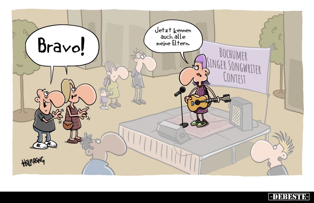 Bravo!
-
Jetzt kennen auch alle meine Eltern.