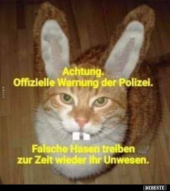 Achtung. Offizielle Warnung der Polizei.. - Lustige Bilder | DEBESTE.de
