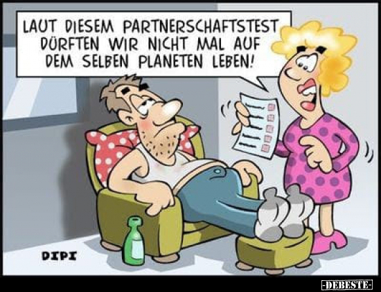 Laut diesem Partnerschaftstest dürften wir nicht mal auf.. - Lustige Bilder | DEBESTE.de