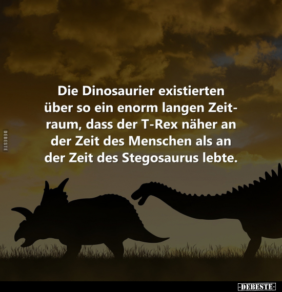 Die Dinosaurier existierten.. - Lustige Bilder | DEBESTE.de