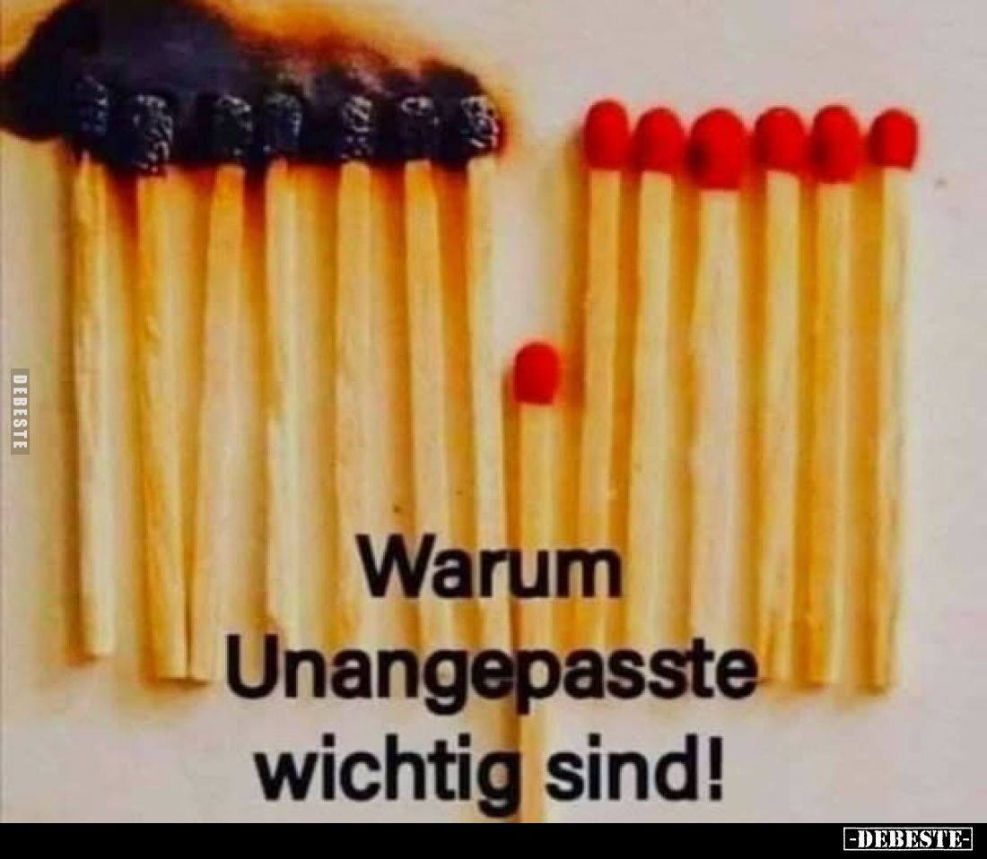 Warum Unangepasste wichtig sind!