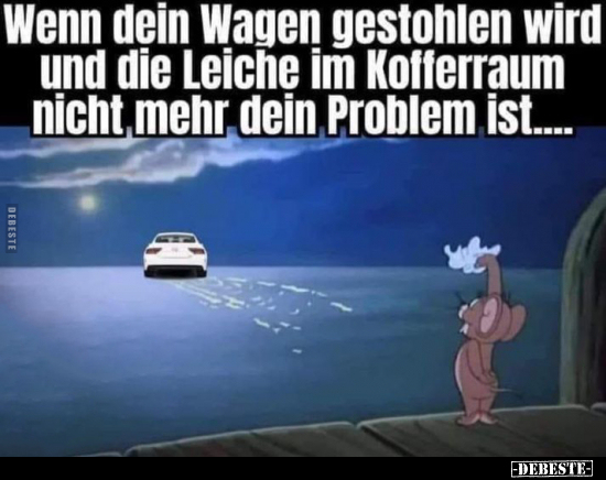 Wenn dein Wagen gestohlen wird.. - Lustige Bilder | DEBESTE.de