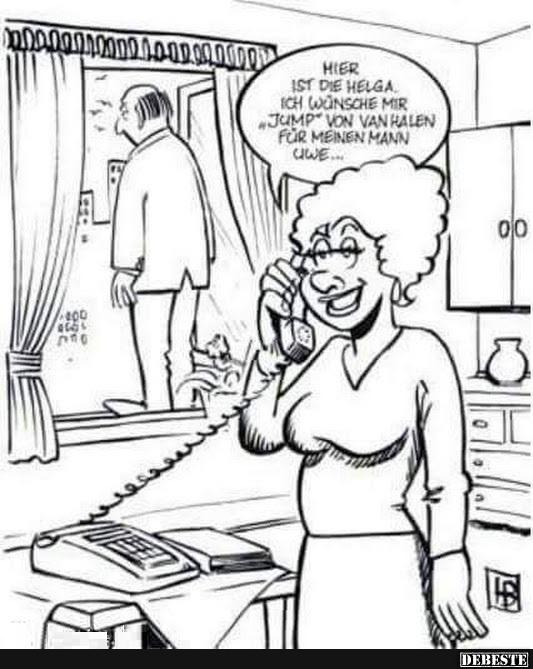 Ich wünsche mir 'Jump' von Van Halen für meinen Mann..