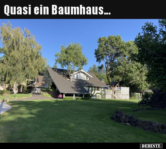 Quasi ein Baumhaus...