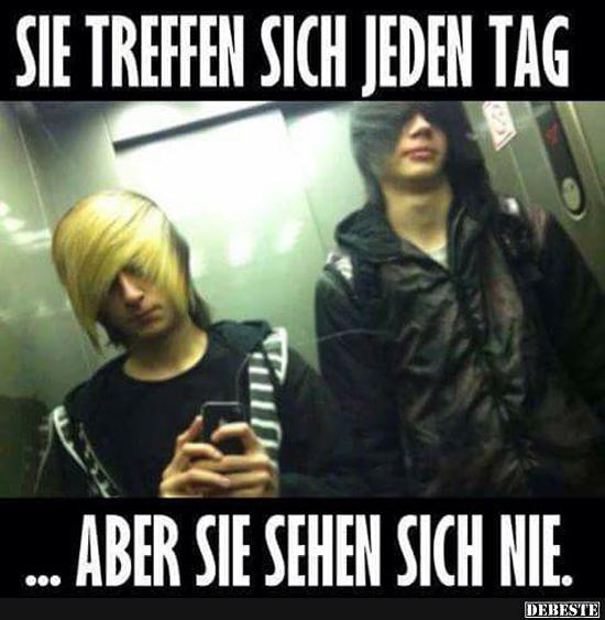 Sie treffen sich jeden Tag.. aber sie sehen sich nie.