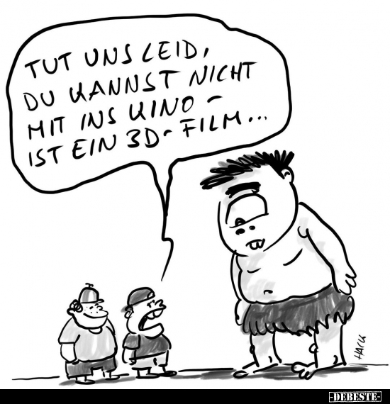 Tut uns leid, du kannst nicht mit ins Kino.. - Lustige Bilder | DEBESTE.de
