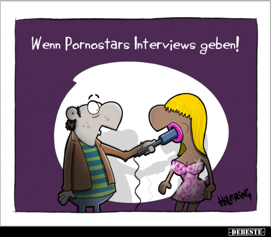Wenn P*ornostars Interviews geben!.. - Lustige Bilder | DEBESTE.de