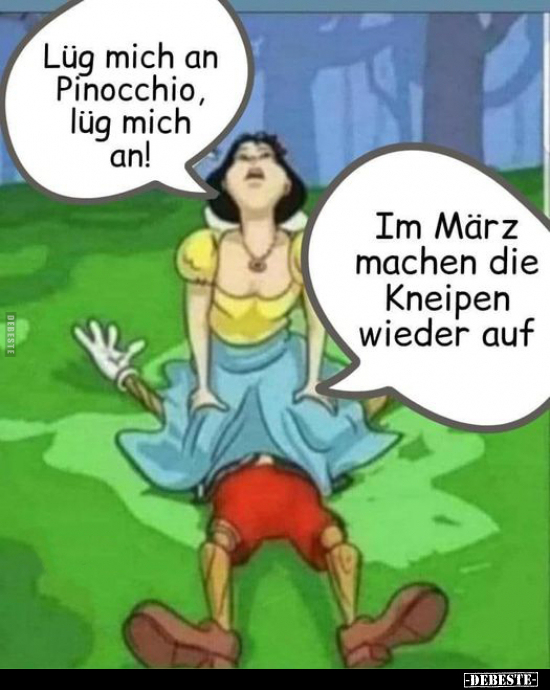Lüg mich an Pinocchio, lüg mich an!.. - Lustige Bilder | DEBESTE.de