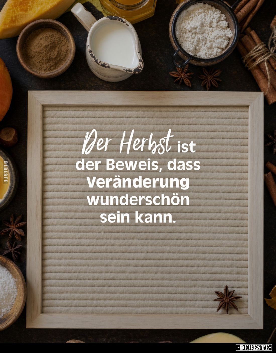 Der Herbst ist der Beweis, dass Veränderung wunderschön sein kann.