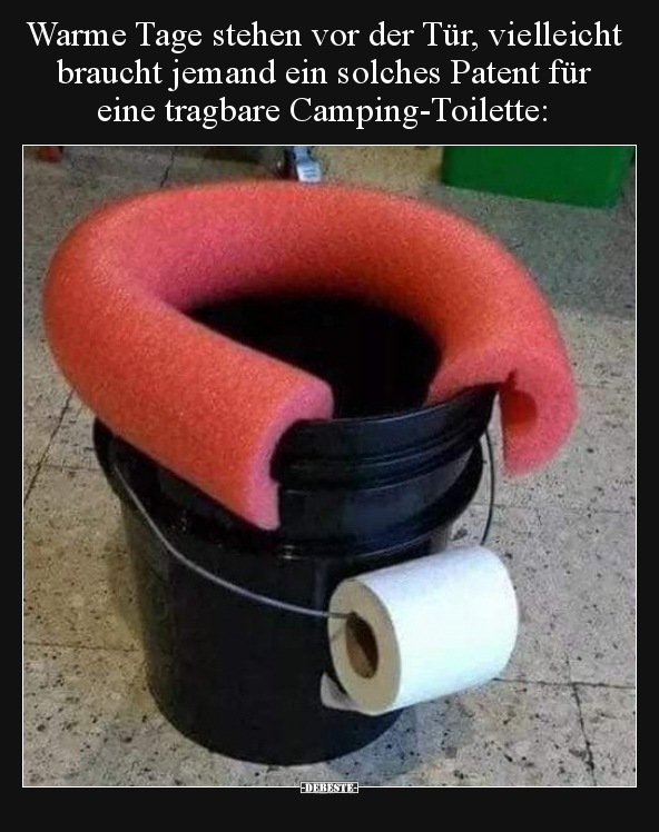 Warme Tage stehen vor der Tür, vielleicht braucht jemand..