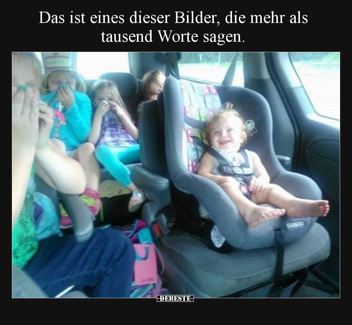 Das ist eines dieser Bilder, die mehr als tausend Worte sagen.