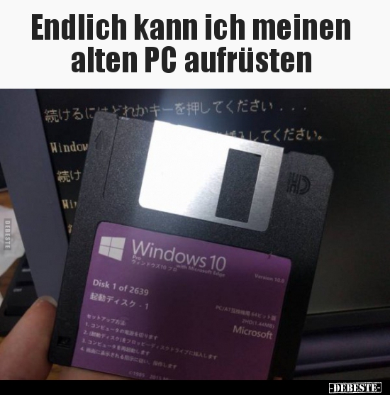 Endlich kann ich meinen alten PC aufrüsten.. - Lustige Bilder | DEBESTE.de