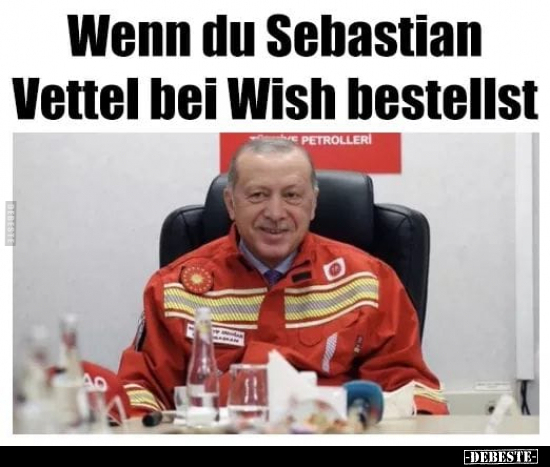 Wenn du Sebastian Vettel bei Wish bestellst.. - Lustige Bilder | DEBESTE.de