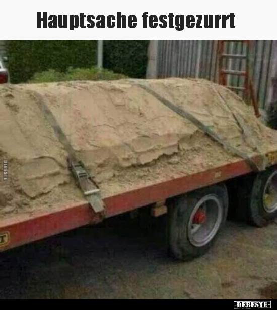 Hauptsache festgezurrt.. - Lustige Bilder | DEBESTE.de