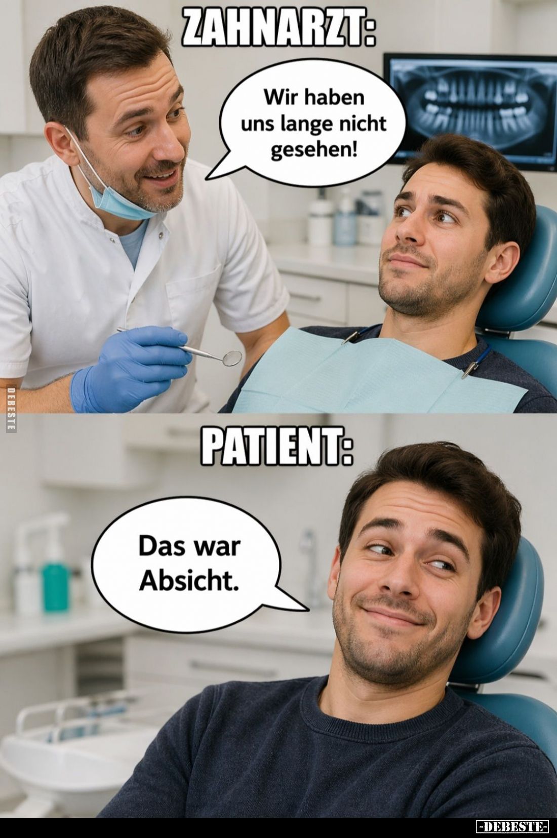 Zahnarzt: Wir haben uns lange nicht gesehen!... - Lustige Bilder | DEBESTE.de