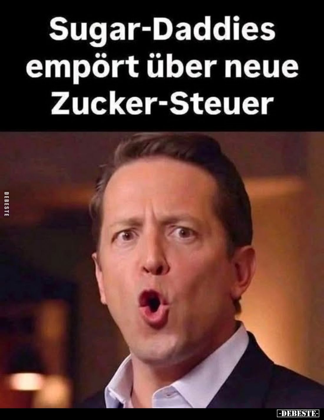 Sugar-Daddies
empört über neue
Zucker-Steuer