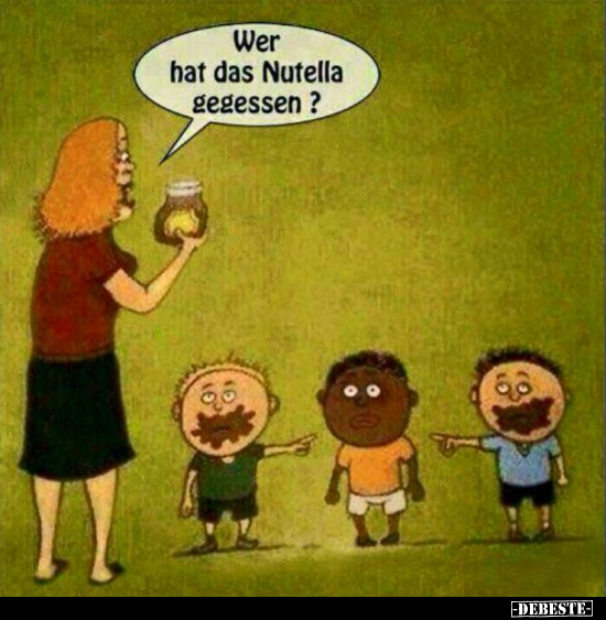 Wer hat das Nutella gegessen?.. - Lustige Bilder | DEBESTE.de