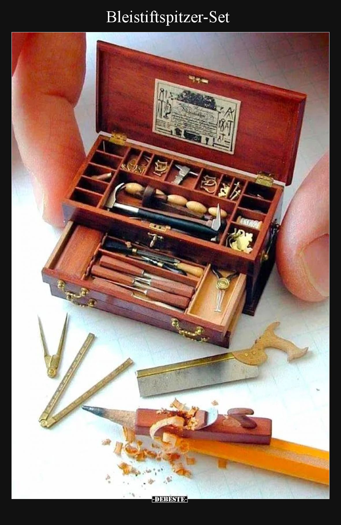 Bleistiftspitzer-Set