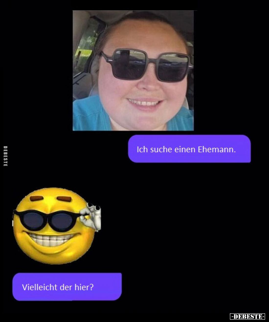 Ich suche einen Ehemann. Vielleicht der hier?