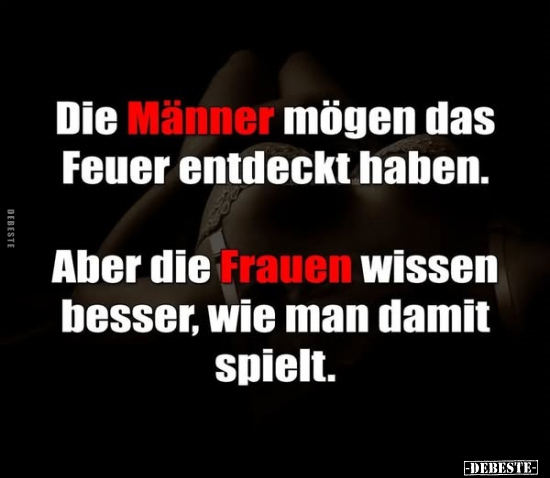 Männer, Feuer, Frauen