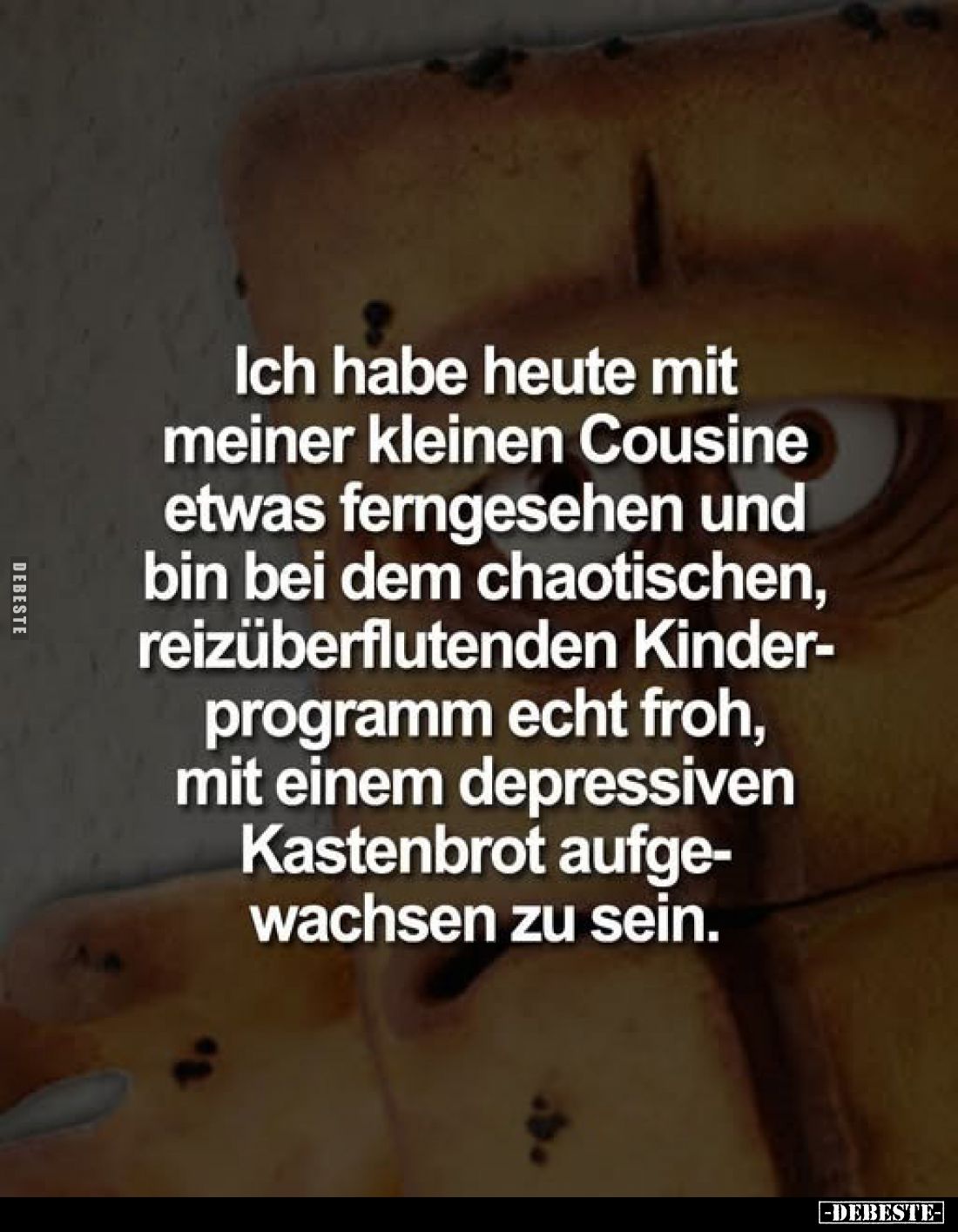 Ich habe heute mit meiner kleinen Cousine etwas ferngesehen und bin bei dem chaotischen, reizüberflutenden Kinderprogramm ech...
