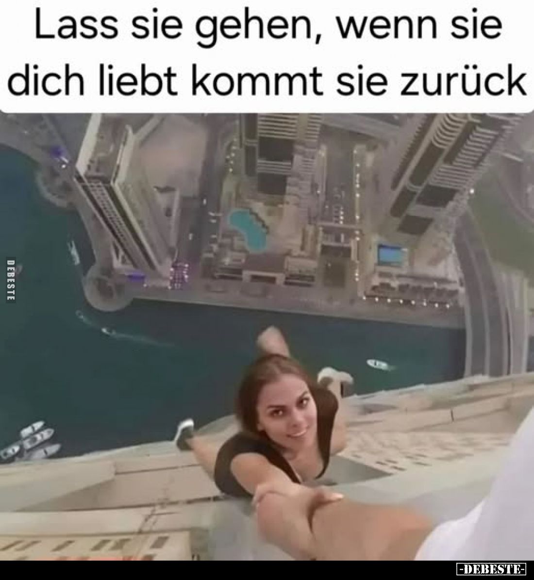 Lass sie gehen, wenn sie dich liebt kommt sie zurück.