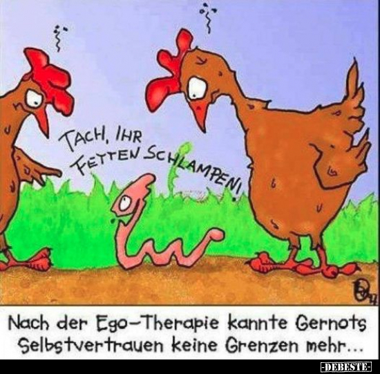 Nach der Ego-Therapie kannte Gernots Selbstvertrauen keine..
