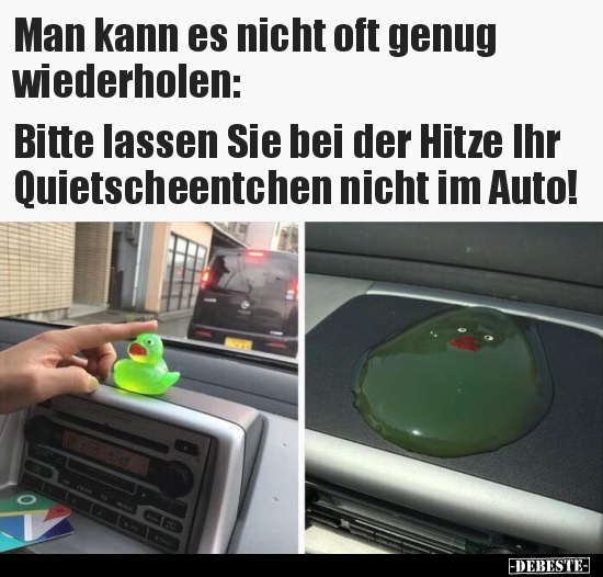 Man kann es nicht oft genug wiederholen: Bitte lassen.. - Lustige Bilder | DEBESTE.de