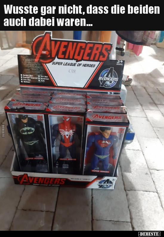 Wusste gar nicht, dass die beiden auch dabei waren...