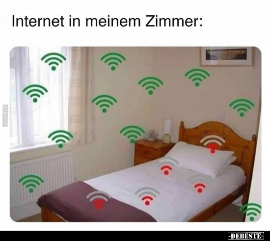 Internet in meinem Zimmer.. - Lustige Bilder | DEBESTE.de