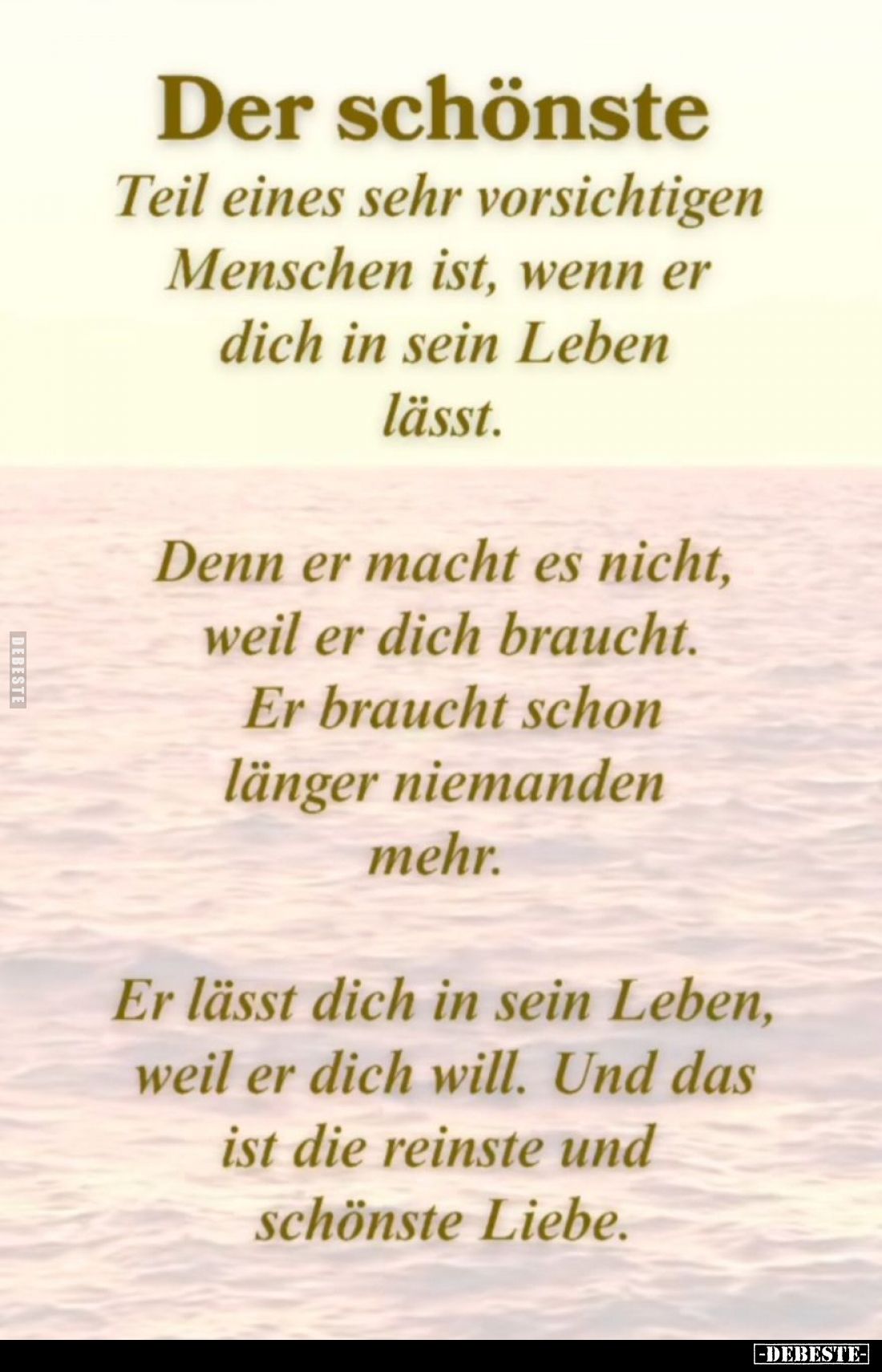 Der schönste Teil eines sehr vorsichtigen Menschen... - Lustige Bilder | DEBESTE.de