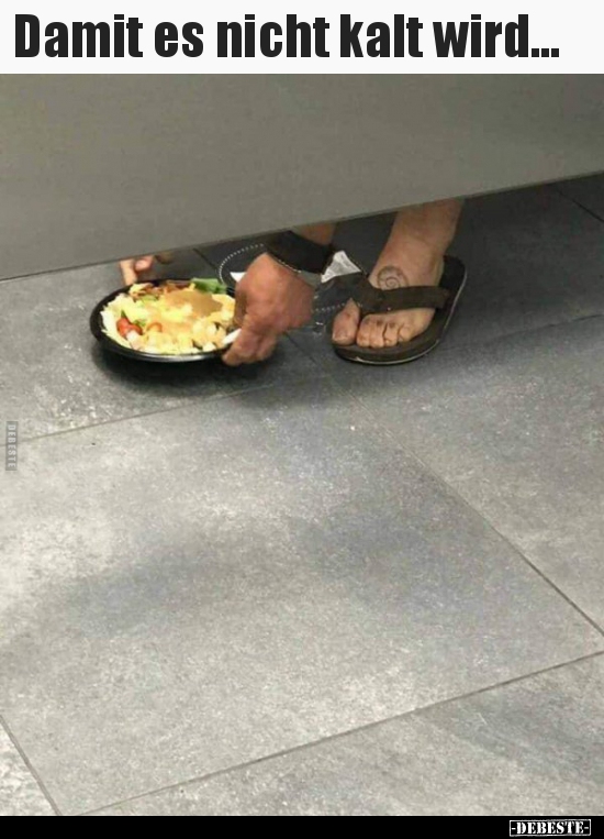 Damit es nicht kalt wird...