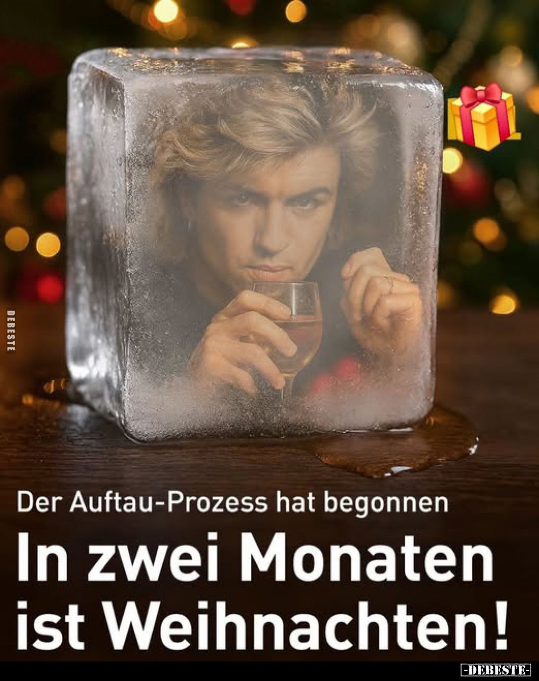 Der Auftau-Prozess hat begonnen.
In zwei Monaten ist Weihnachten!