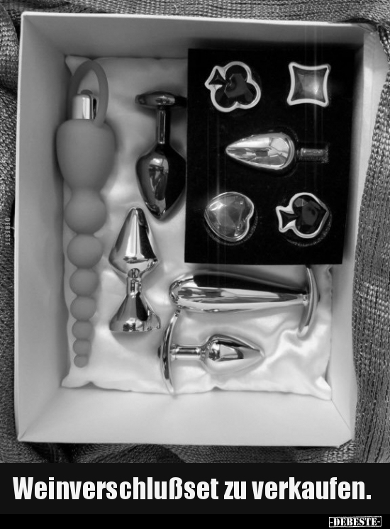 Weinverschlußset zu verkaufen...