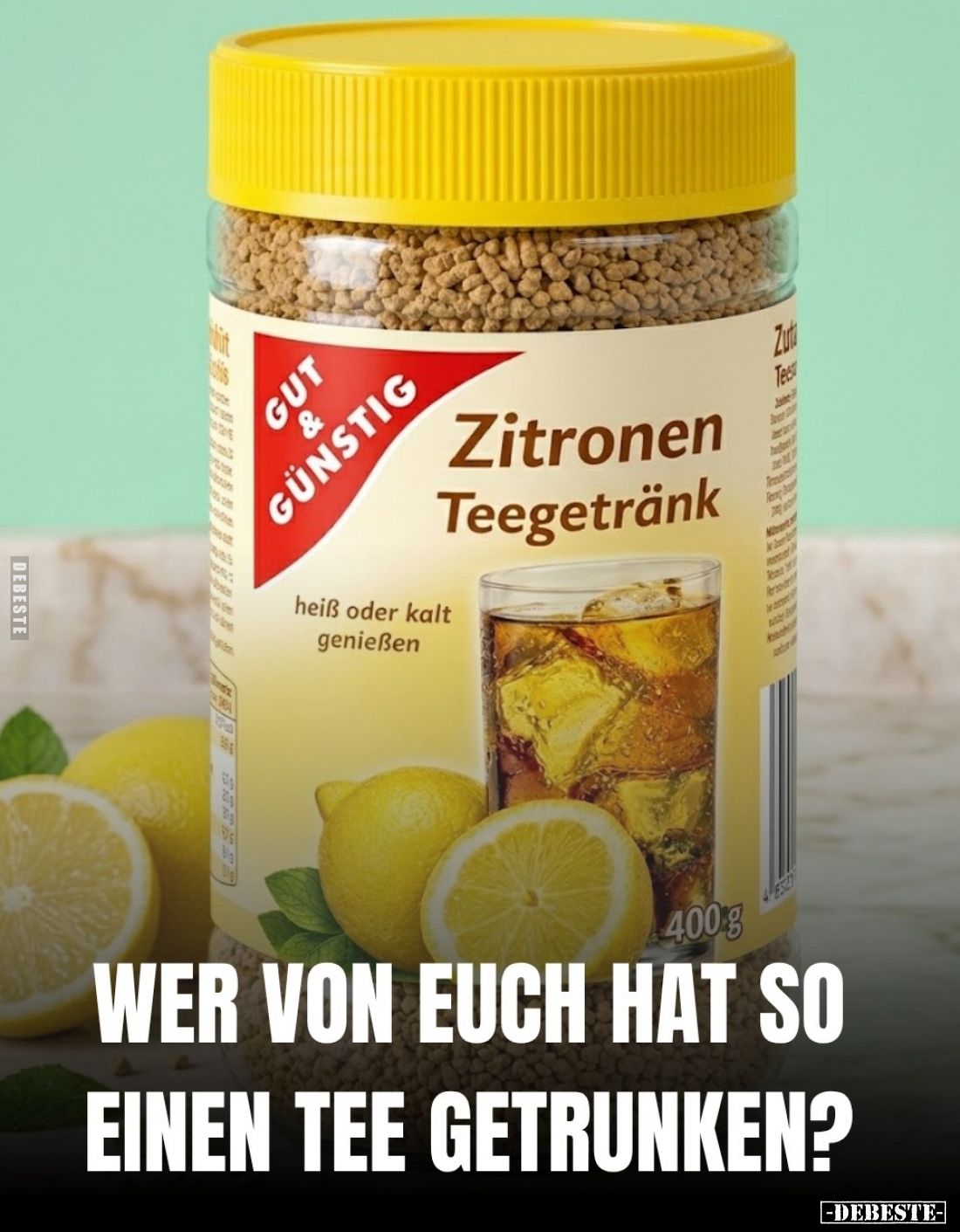 Wer von euch hat so einen Tee getrunken?.. - Lustige Bilder | DEBESTE.de