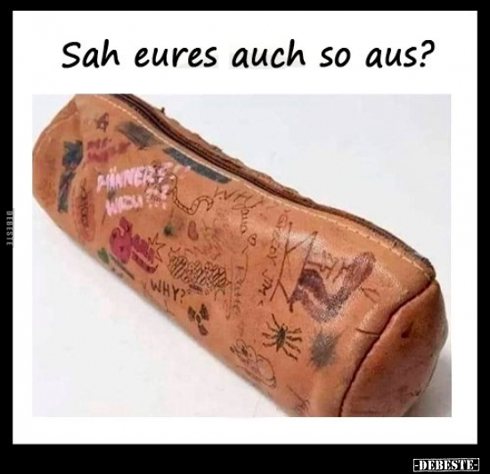Sah eures auch so aus?