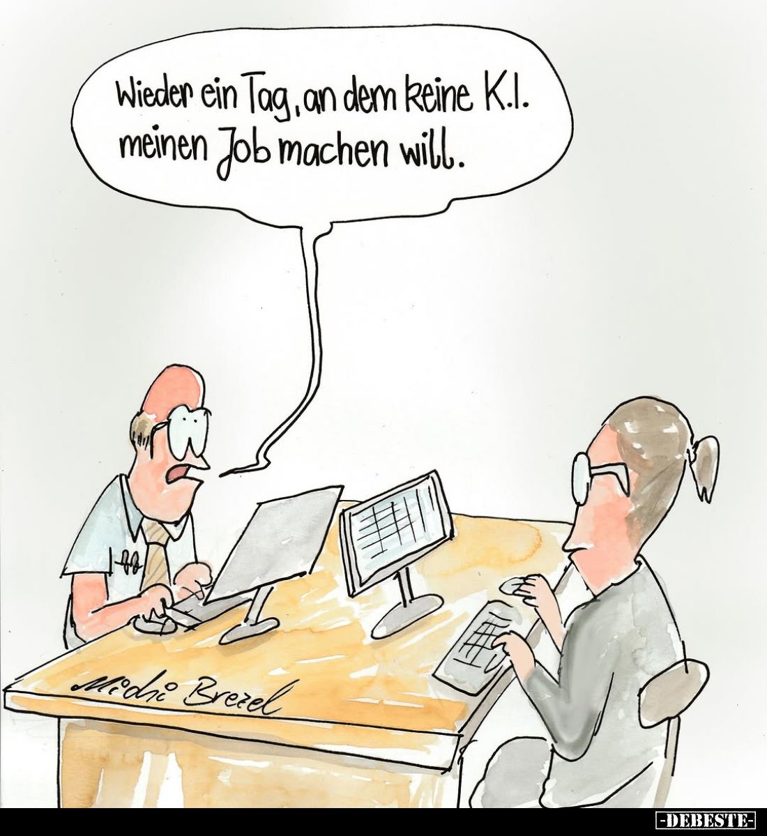 Wieder ein Tag, an dem keine K.I. meinen Job machen will.