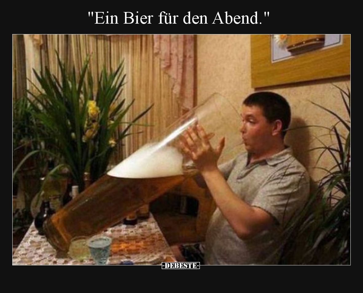Ein Bier für den Abend
