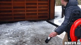 Damit mal eine Schneeballschlacht machen..