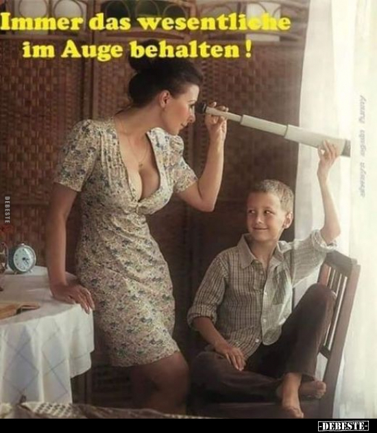 Immer das wesentliehe im Auge behalten!.. - Lustige Bilder | DEBESTE.de